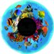 Solar Wheel 6" Tropical Fish - FGM7263