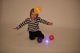 Set of 4 sensory flashing ball textured