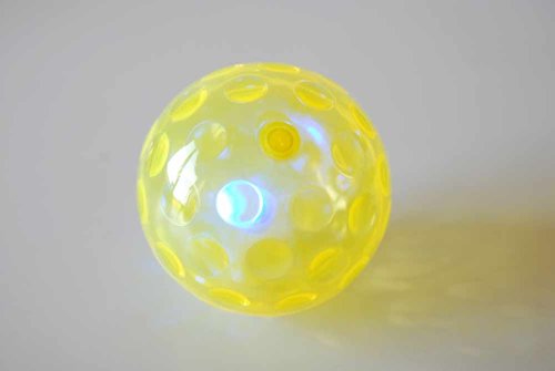 Set of 4 sensory flashing ball textured