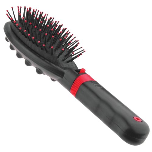 Vibrating hairbrush