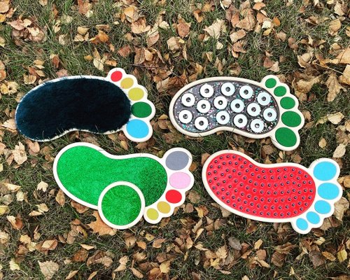 Set SF1 of 10 sensory feet + 10 sensory circle