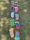 Set SF2 of 10 sensory feet + 10 sensory circle