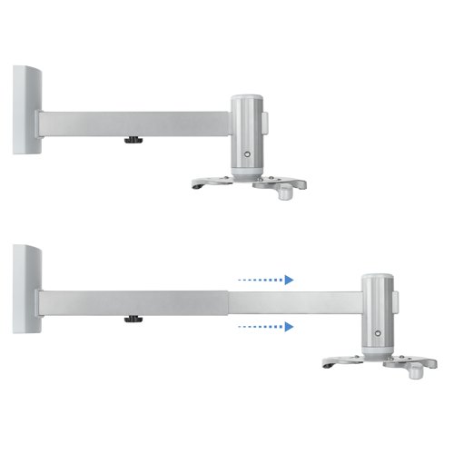 Adjustable mural projector support 475-655 mm